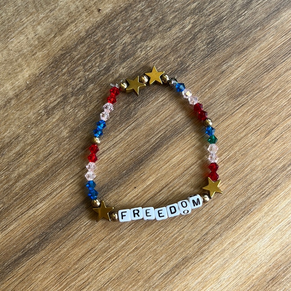 Beautiful Handmade Bracelet FREEDOM *wear solo or stack with more!*